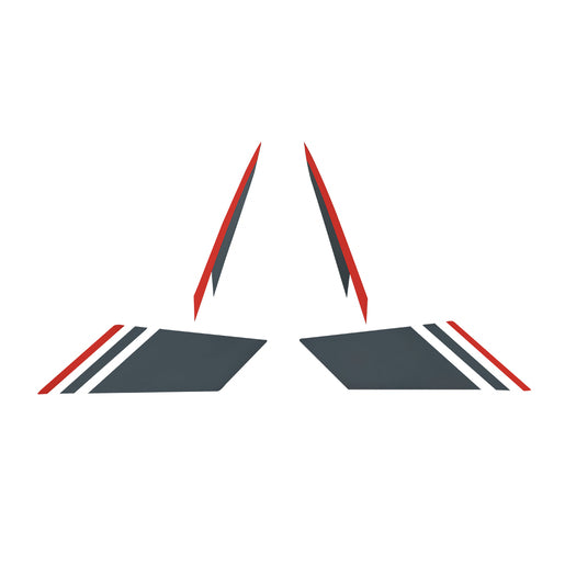 JUEGO ETIQUETAS SALPICADERA DEL - 280Z