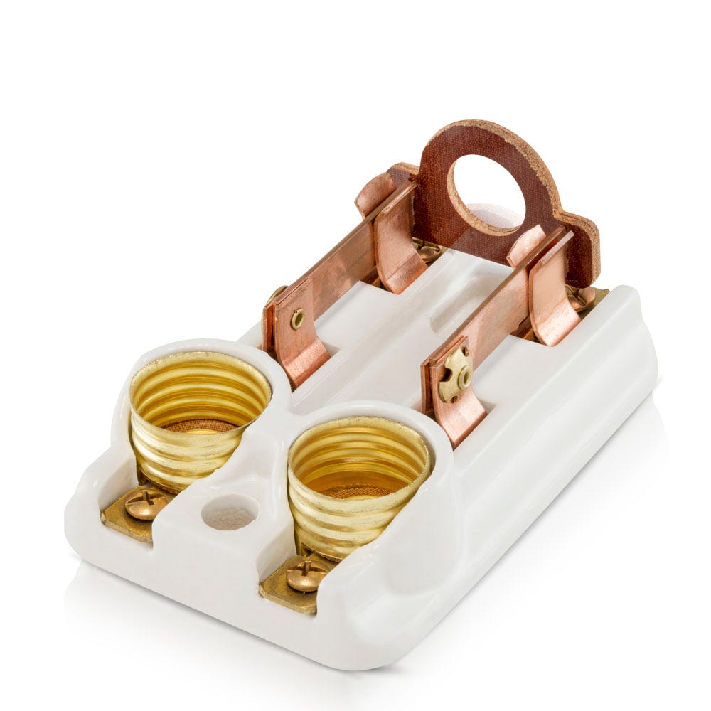 Interruptor de 2 polos para fusible tipo tapón IUSA