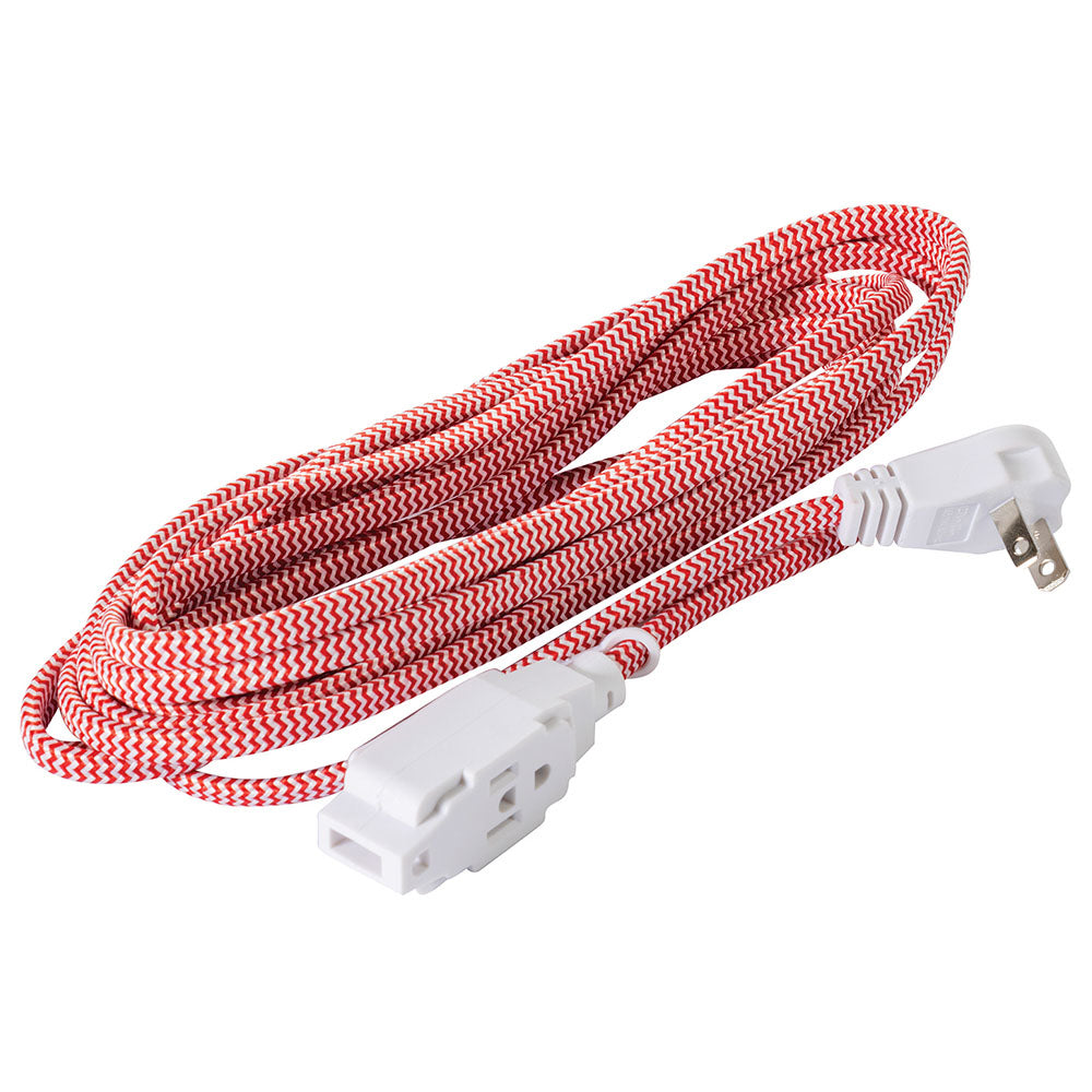 EXTENSION TEJIDA DOM 5m ROJO/BCO IUSA