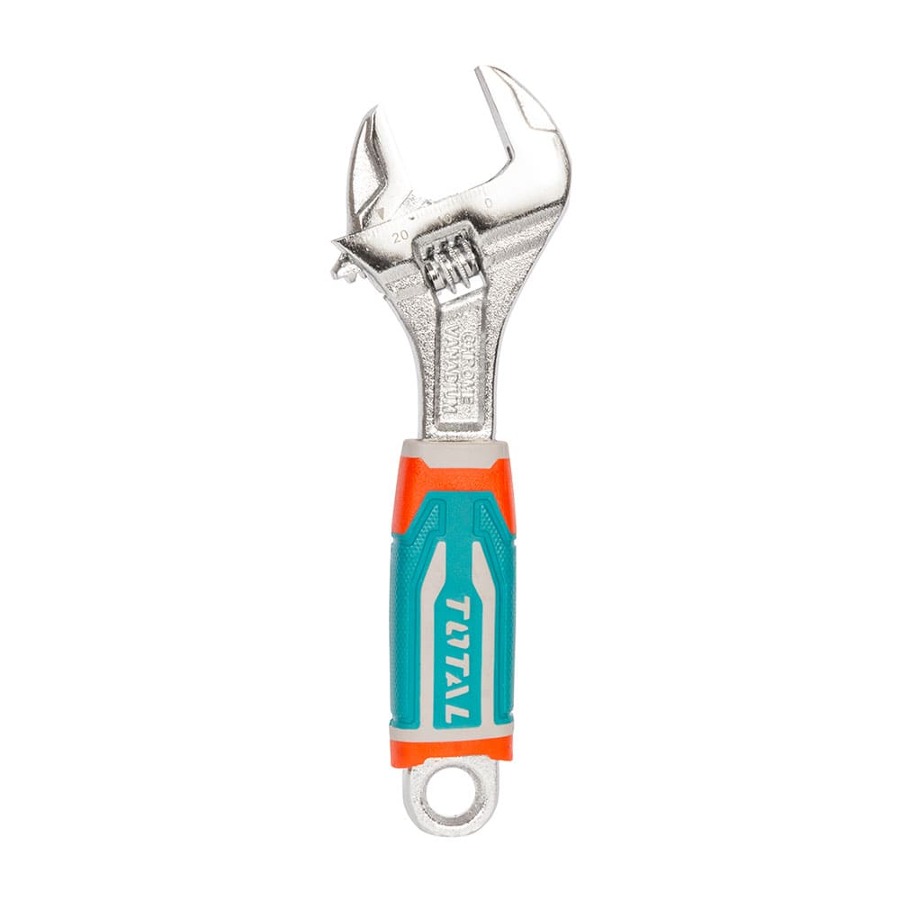 Llave ajustable (perico) 6” industrial Cr-V, TOTAL