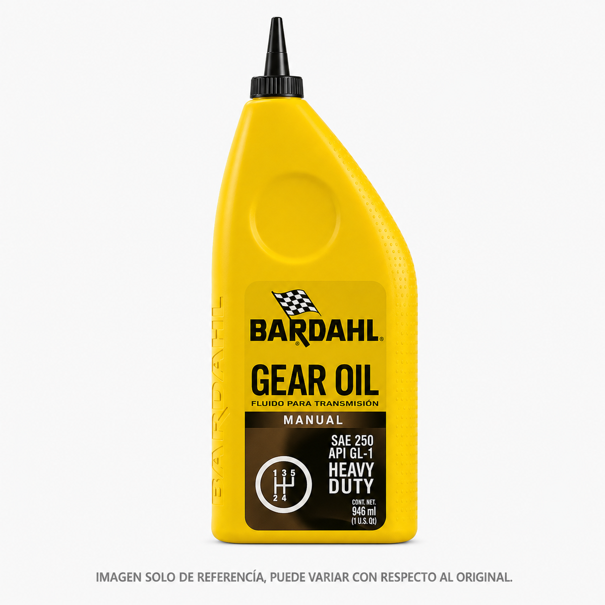 Aceite Bardahl Gear Oil SAE 250 API GL-1, 946 ml