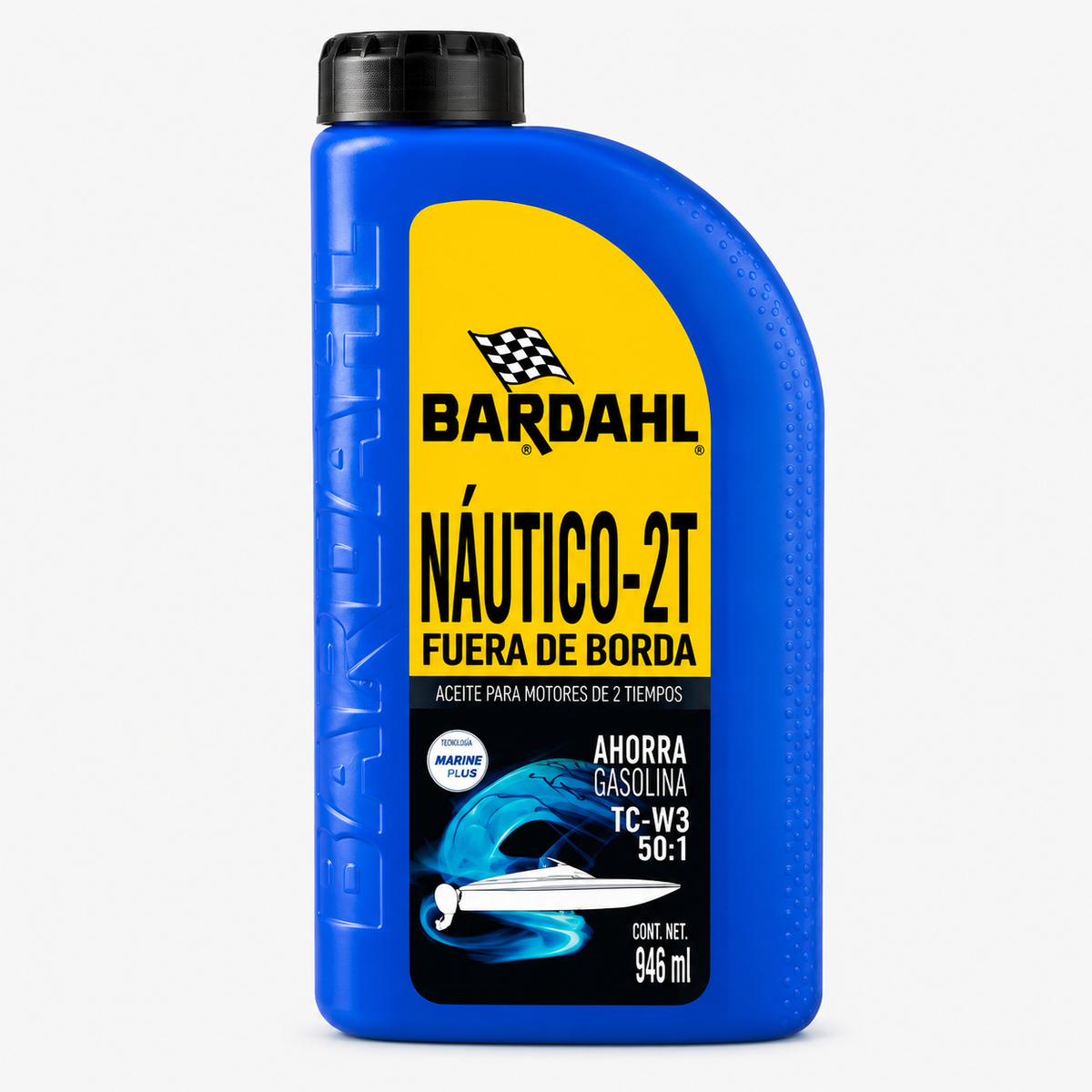 Aceite náutico Bardahl 2T TC-W3, 946 ml