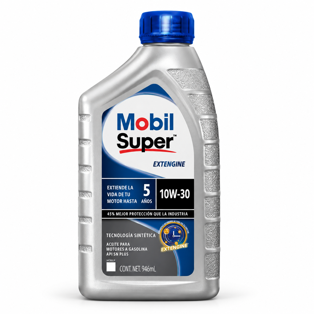 Aceite Mobil Super Extengine SAE 10W-30, 946 ml