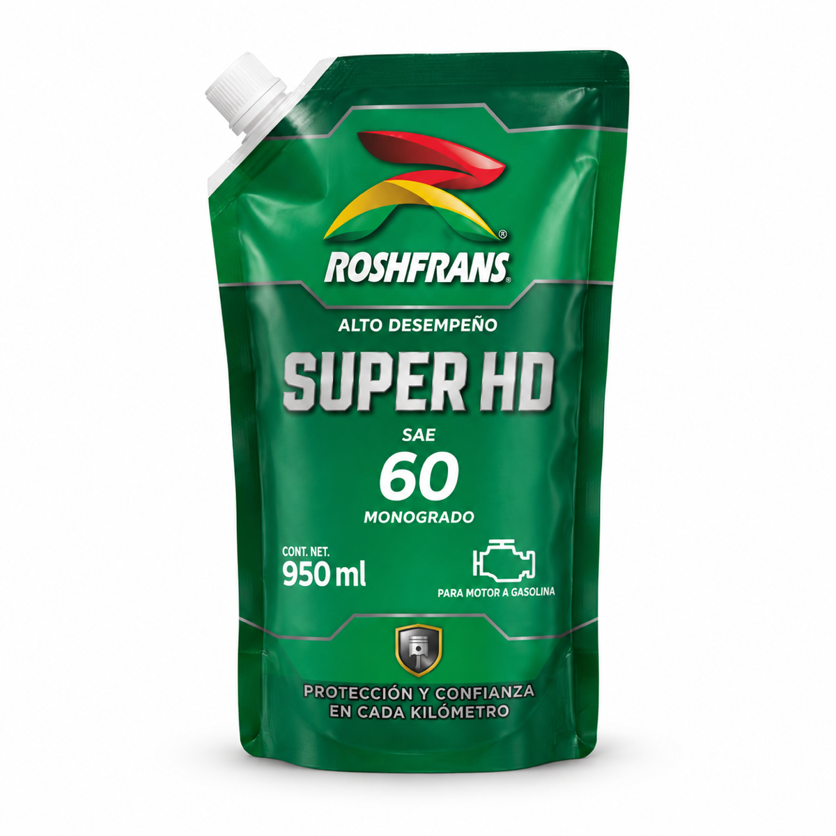 Aceite Roshfrans Super HD SAE 60 API SL Roshpack, 950 ml