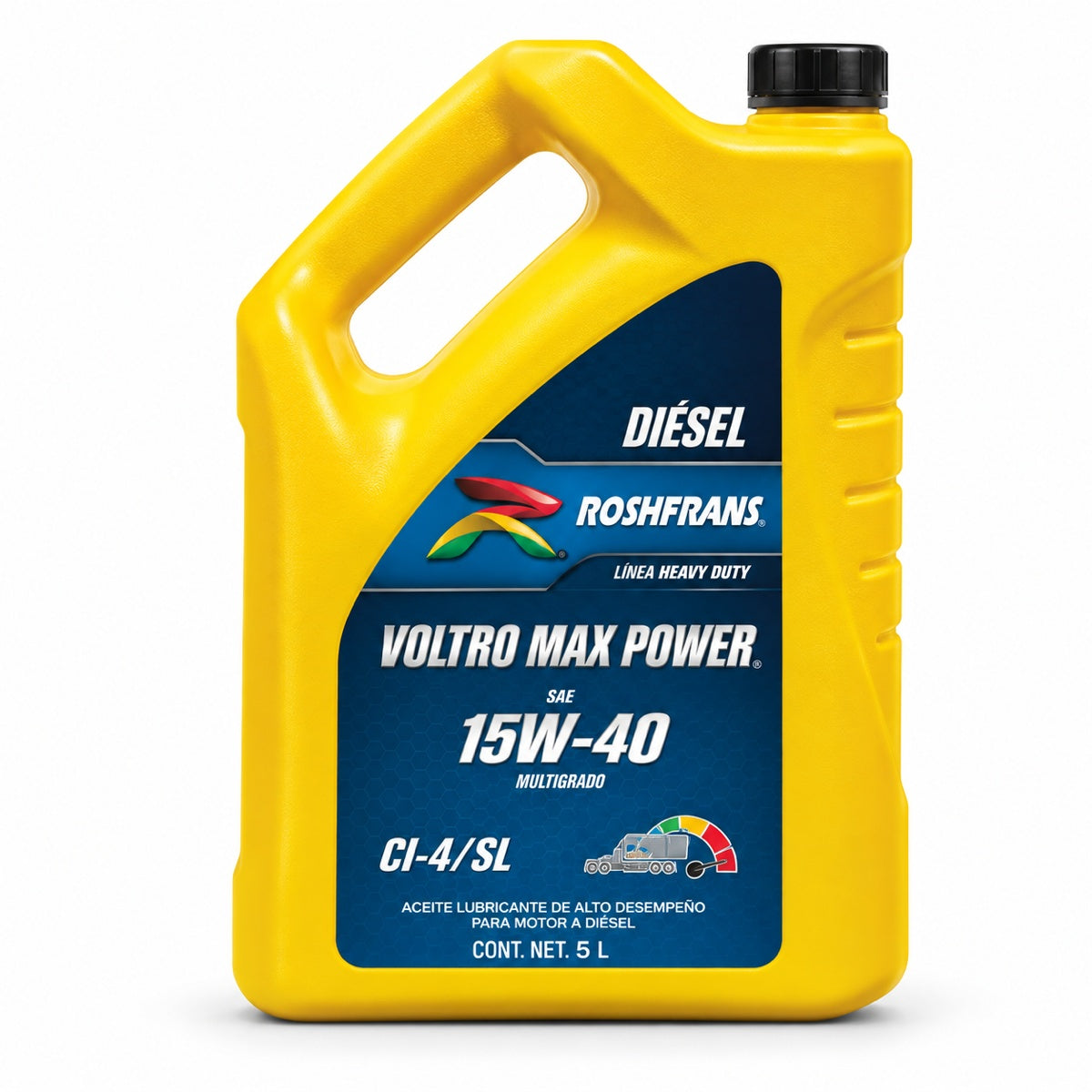 Aceite diésel Roshfrans Voltro Max Power SAE 15W-40, 5 L