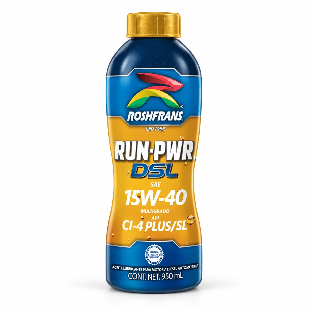 Aceite diésel Roshfrans Run-Pwr DSL SAE 15W-40 CI-4 Plus