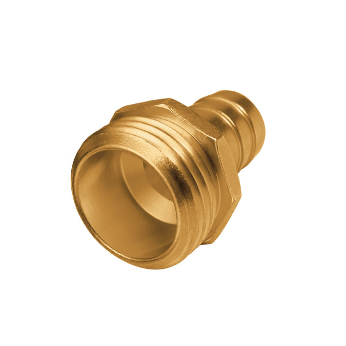Conexion MACHO de laton de 1/2" AKSI