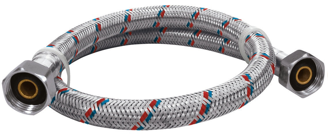 Manguera flexible para fregadero de 55 cm- 1/2" x 1/2" AKSI