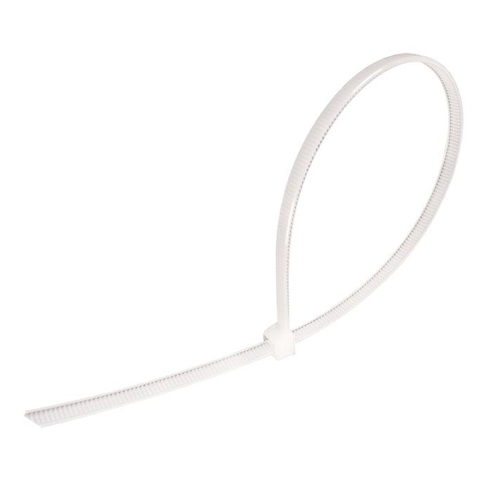 Cincho de plastico de 165 x 2.5 mm- color natural  (50 pzs bolsa) AKSI
