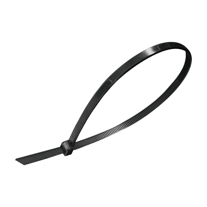 Cincho de plastico de 165 x 2.5 mm- color negro (50 pzs bolsa) AKSI