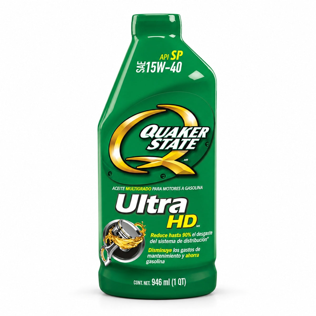 Aceite Quaker State Ultra HD SAE 15W-40, 946 ml