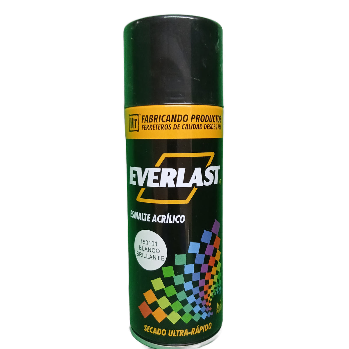 Pintura acrílica en aerosol Everlast Hecort — Blanco Brillante
