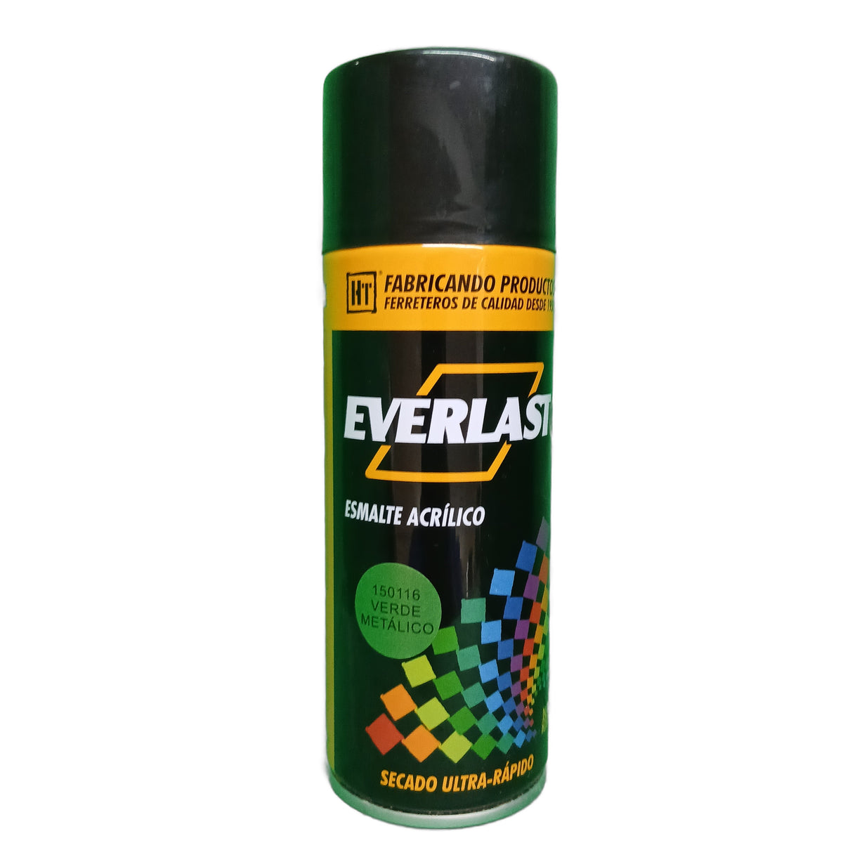 Pintura acrílica en aerosol Everlast Hecort — Verde Metalico