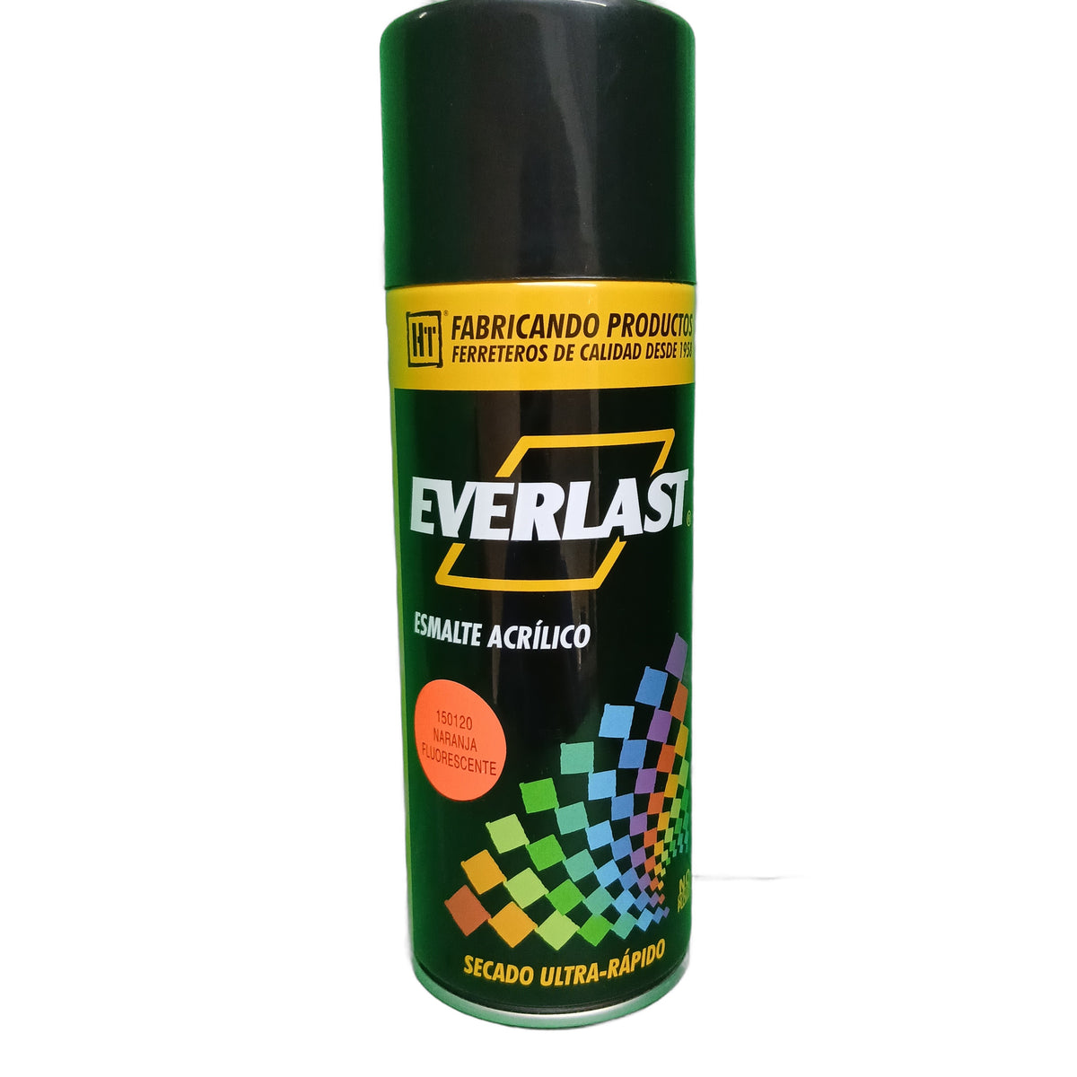 Pintura acrílica en aerosol Everlast Hecort — Naranja Fluorescente