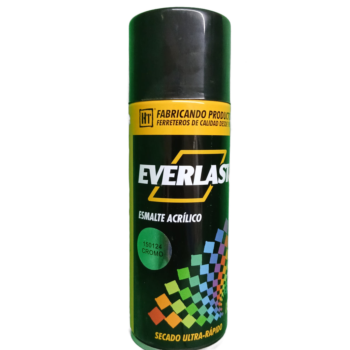 Pintura acrílica en aerosol Everlast Hecort — Cromo