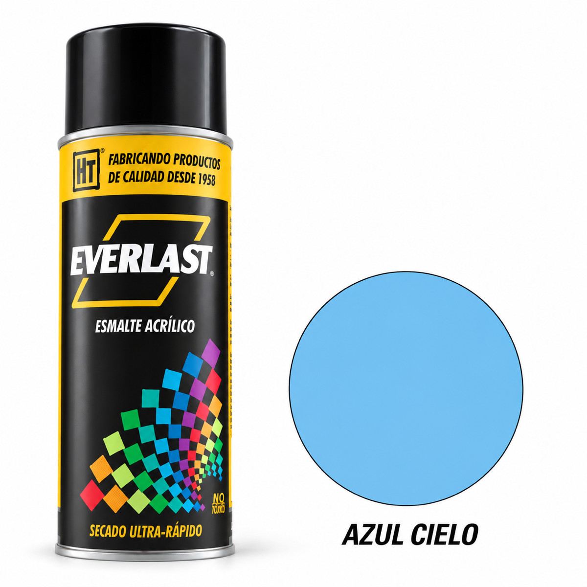 Pintura acrílica en aerosol Everlast Hecort — Azul Cielo