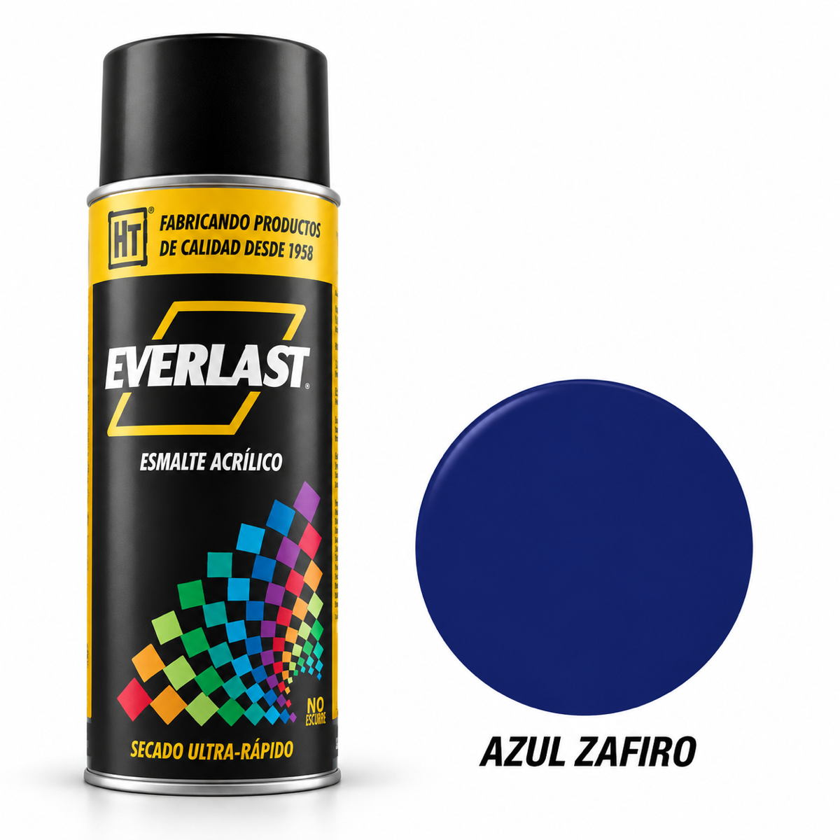 Pintura acrílica en aerosol Everlast Hecort — Azul Zafiro