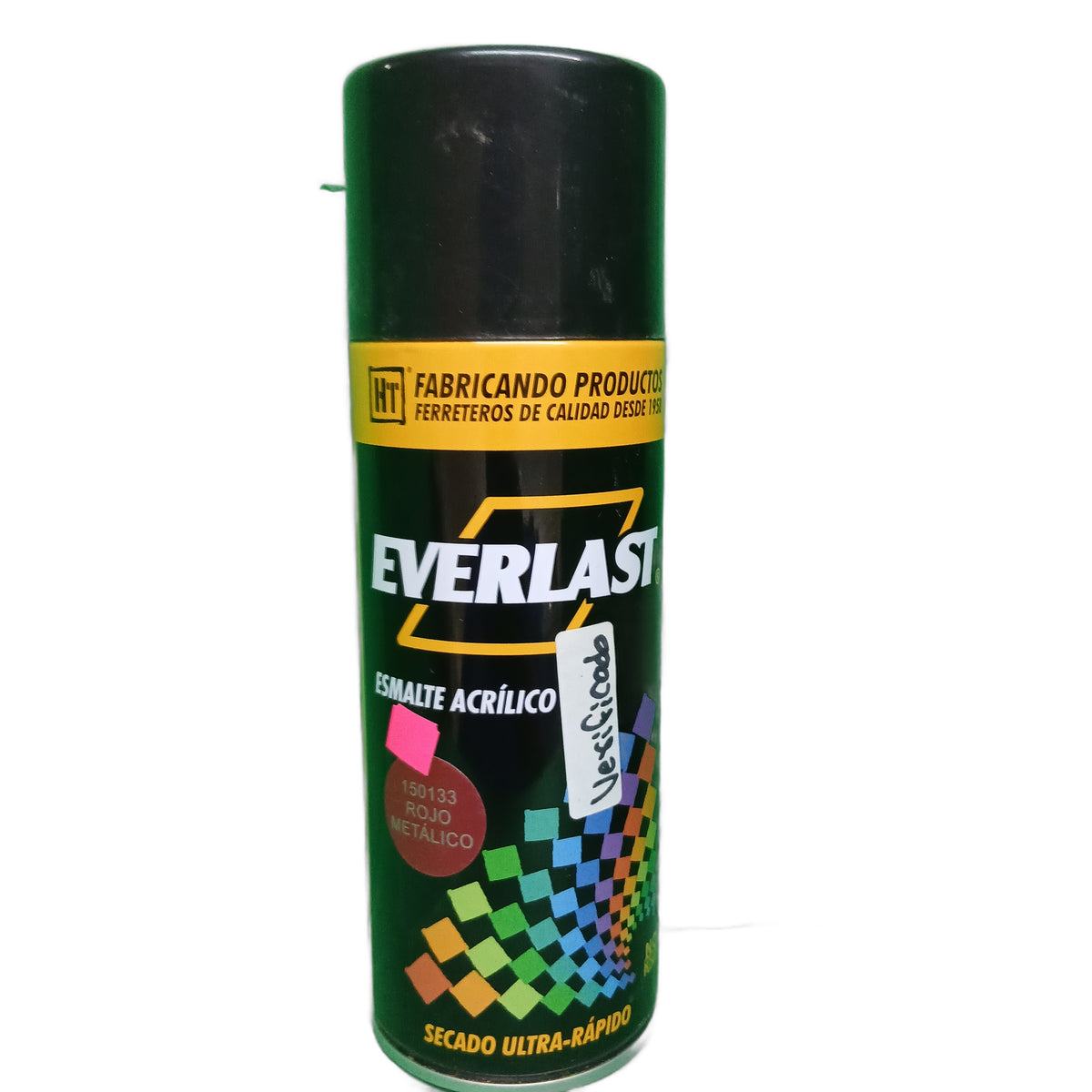 Pintura acrílica en aerosol Everlast Hecort — Rojo Metalico