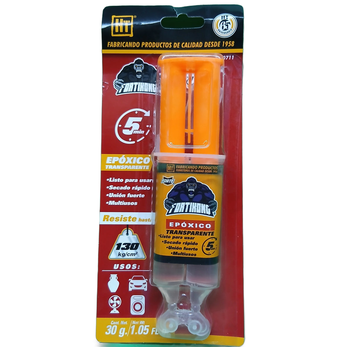 EPOXICO TRANSPARENTE 5MIN 30GRS HT FORTE Hecort