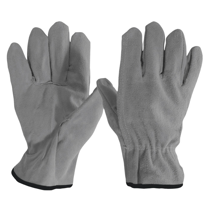Guante de carnaza corto con banda ajustable AKSI