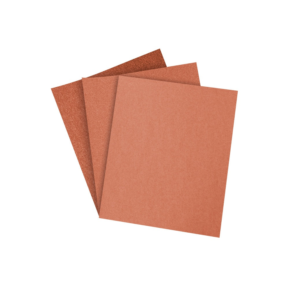 Lija para madera papel kraft grano 120 caja 25 pzs. AKSI