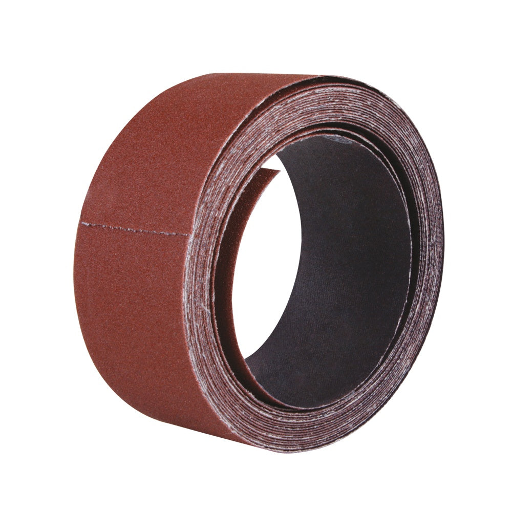 Lija para plomero, grano 120,  rollo de 45m  x  1 1/2" de ancho AKSI