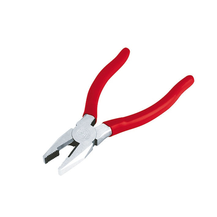 Pinza de electricista 8" CR-V mango vinil AKSI