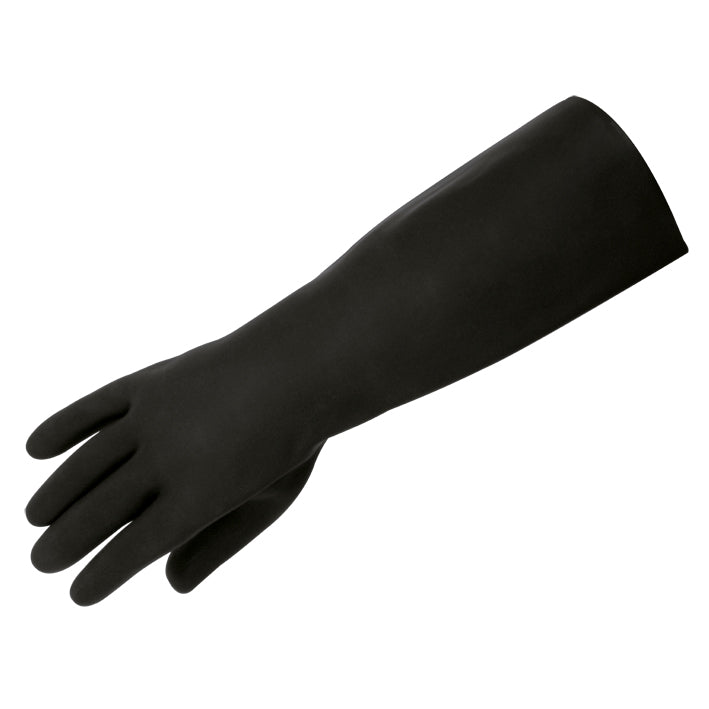 Guante de LATEX para uso industrial extra largo grande AKSI