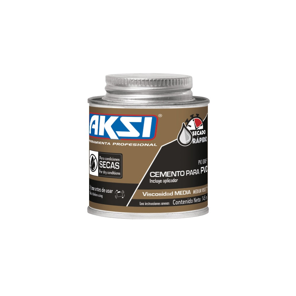 Pegamento para PVC bote 145ml AKSI