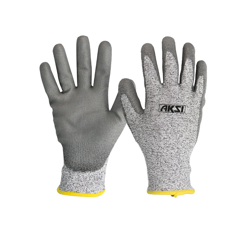 Guantes Nylon Gris Anticorte G Nivel 5 AKSI