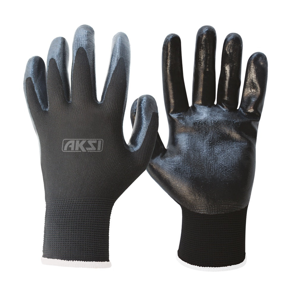 Guante de NYLON® recubierto con POLIURETANO talla mediana AKSI