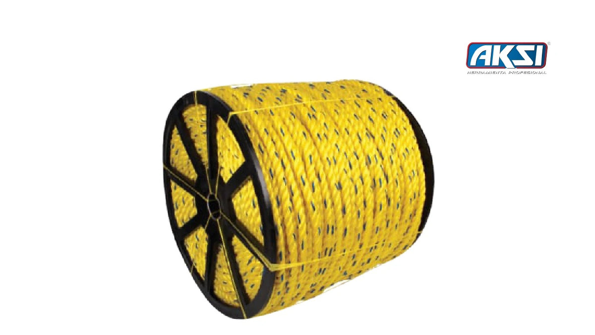 Lazo de polipropileno 19 mm Rojo (carrete con 40 kgs) AKSI
