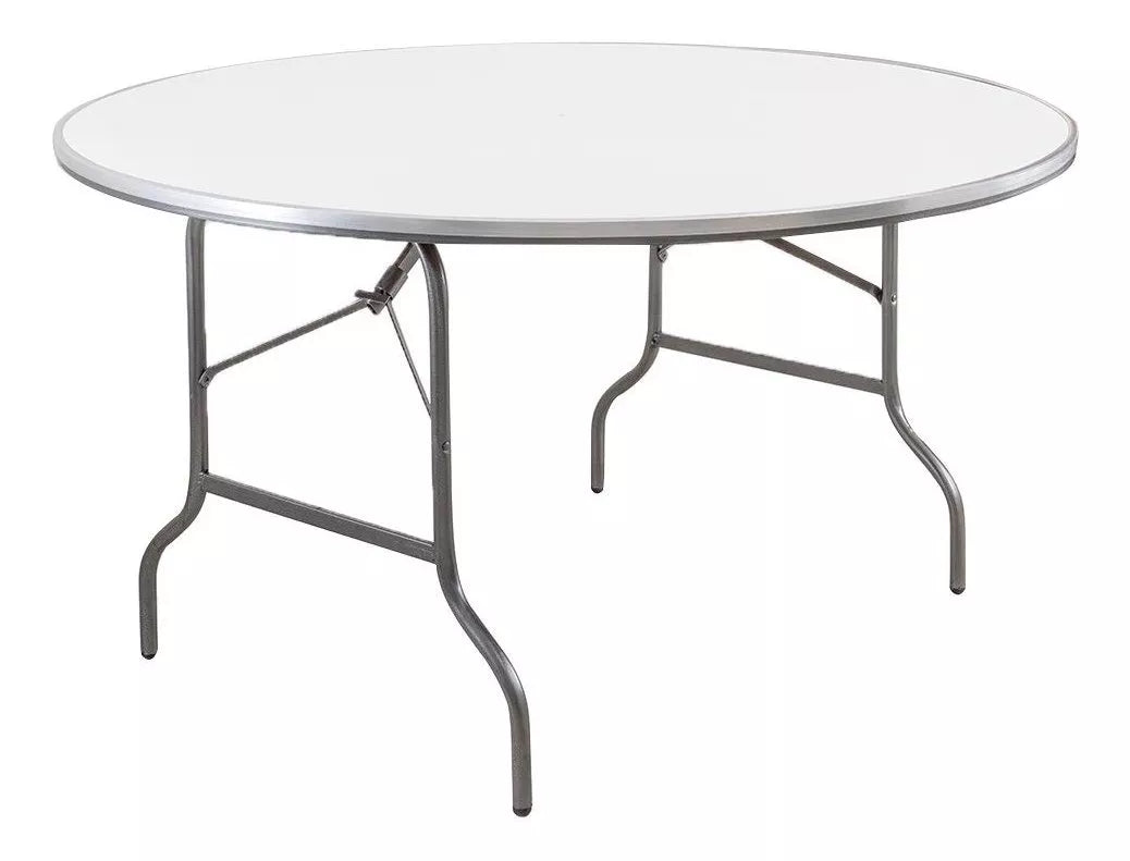 Renta de Mesa Plegable, rectangular y redonda.
