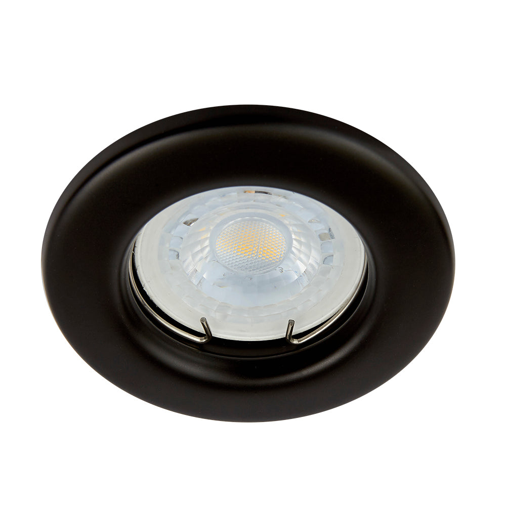 Porta-lámpara Downlight Empotrable Compacto, Potencia Máx. 6 W, Base GX5.3, Foco MR16 no incluido