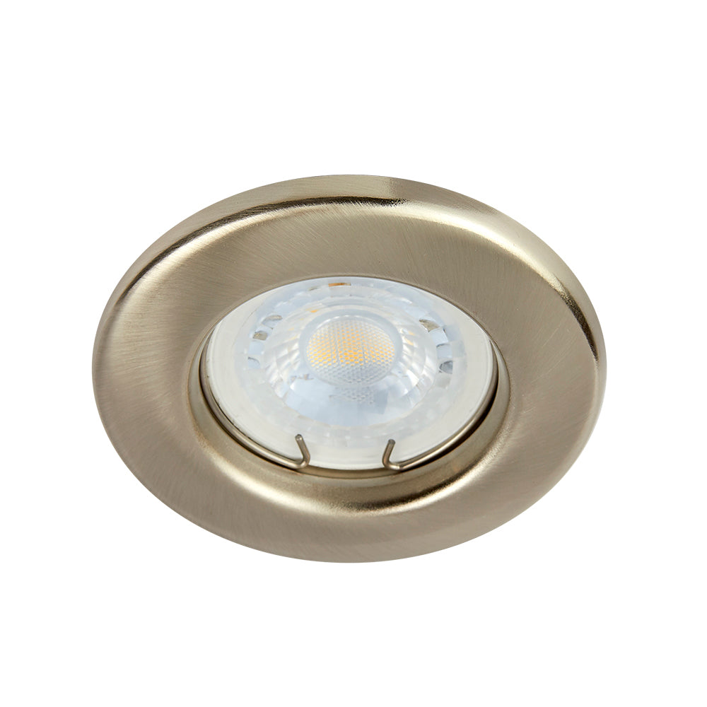 Porta-lámpara Downlight Empotrable Compacto, Potencia Máx. 6 W, Base GX5.3, Foco MR16 no incluido