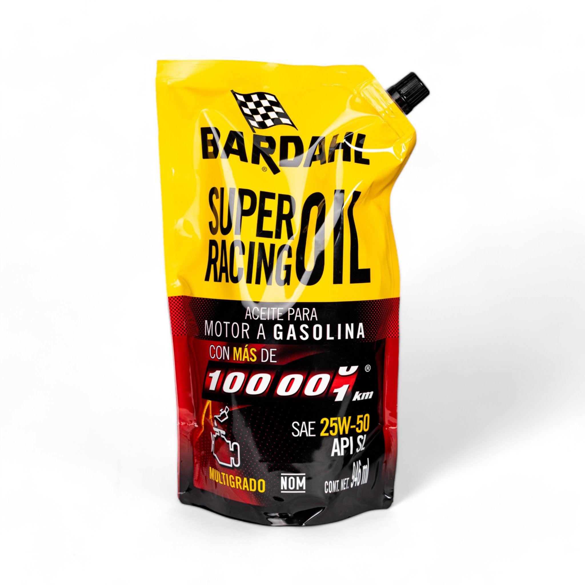 ACEITE BARDAHL PARA MÁS DE 100,000 KM SAE 25W50 SL DOYPACK - FERRETERÍA WITZI