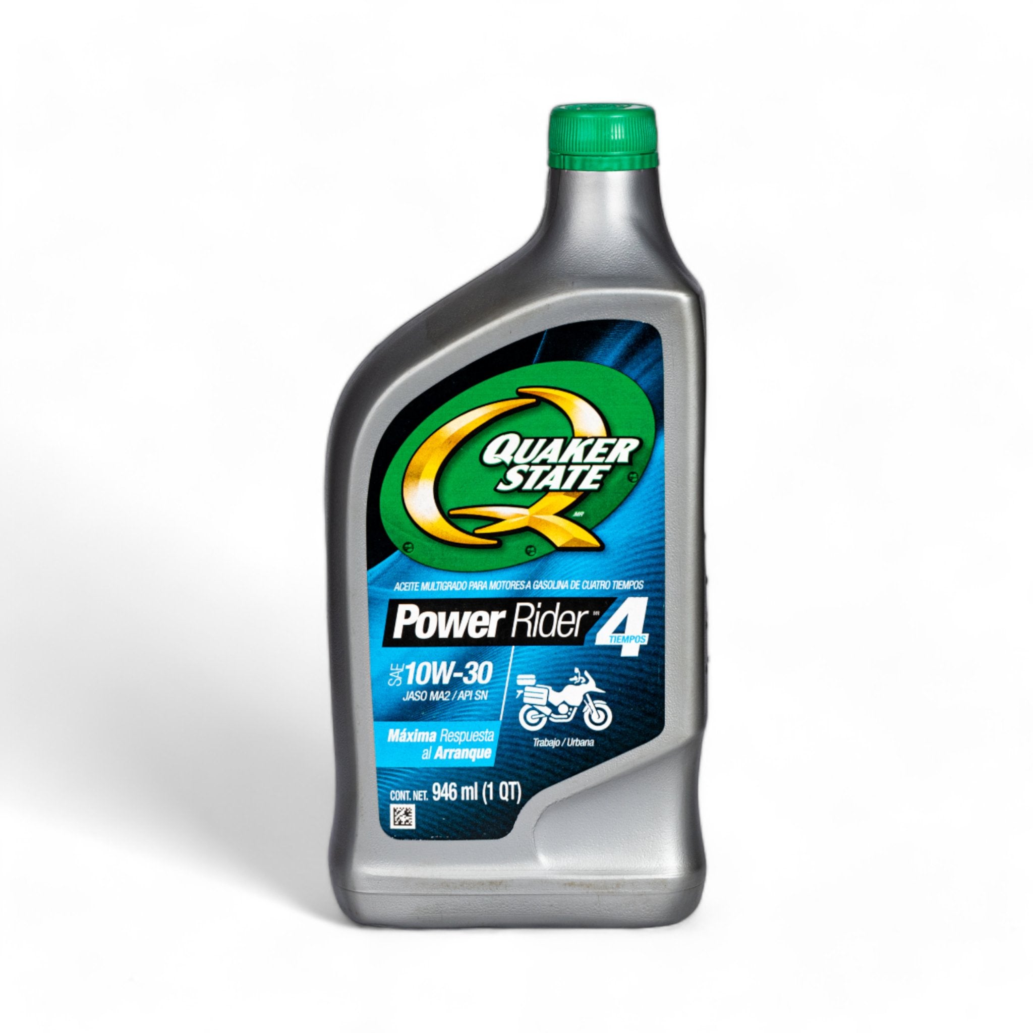 ACEITE QUAKER STATE SAE 10W-30 POWER RIDER 4T (946ML) - FERRETERÍA WITZI