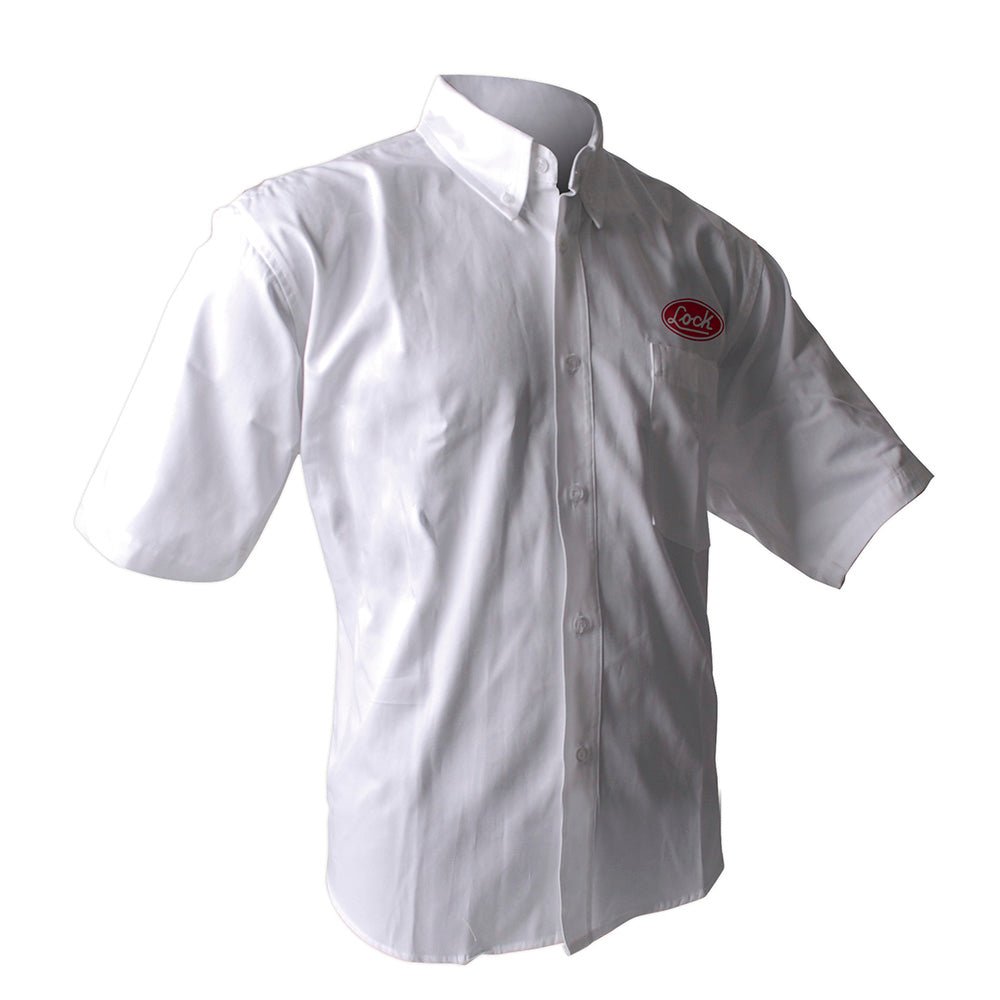 Camisa de manga corta para caballero, color blanco talla CH Lock - FERRETERÍA WITZI