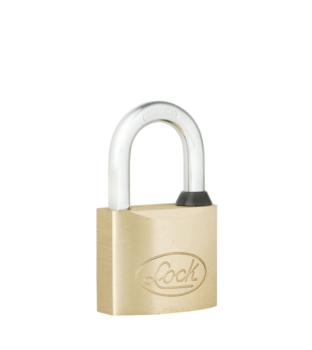 Candado de latón corto 60 mm, llave tetra Lock - FERRETERÍA WITZI