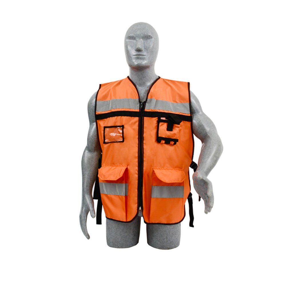 Chaleco Supervisor color Azul Marino Unitalla Surtek. - FERRETERÍA WITZI