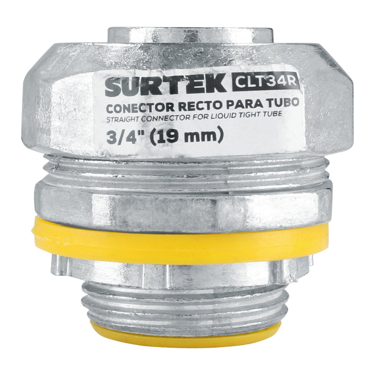 Conector recto para tubo liquid tight 1" Surtek - FERRETERÍA WITZI