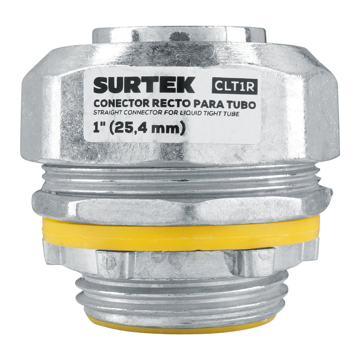 Conector recto para tubo liquid tight 1" Surtek - FERRETERÍA WITZI