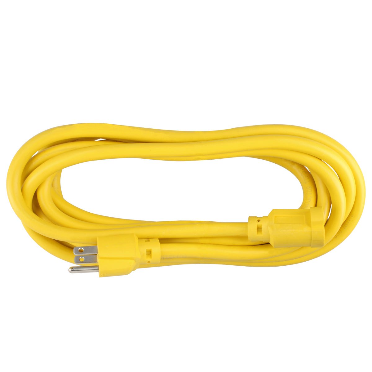 Extensión eléctrica uso extra rudo aterrizada color amarillo, Surtek - FERRETERÍA WITZI