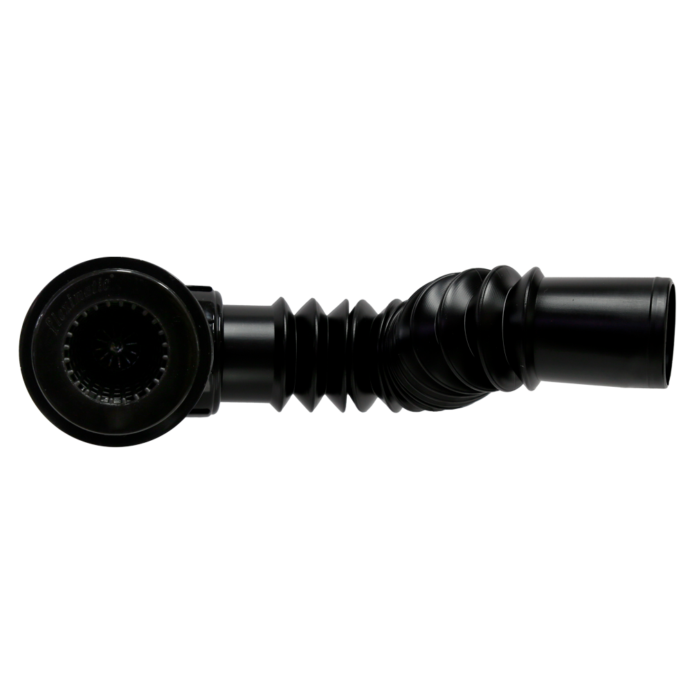 Céspol para lavabo u ovalín, bote chico, extensión de 25 cm, color negro FLEXIMATIC 2218N — modelo 2218N — detalle 2