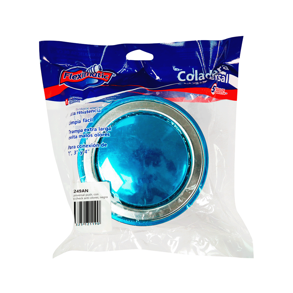Coladera Universal Push Antiolores FLEXIMATIC 2249 — modelo 2249 — detalle 3
