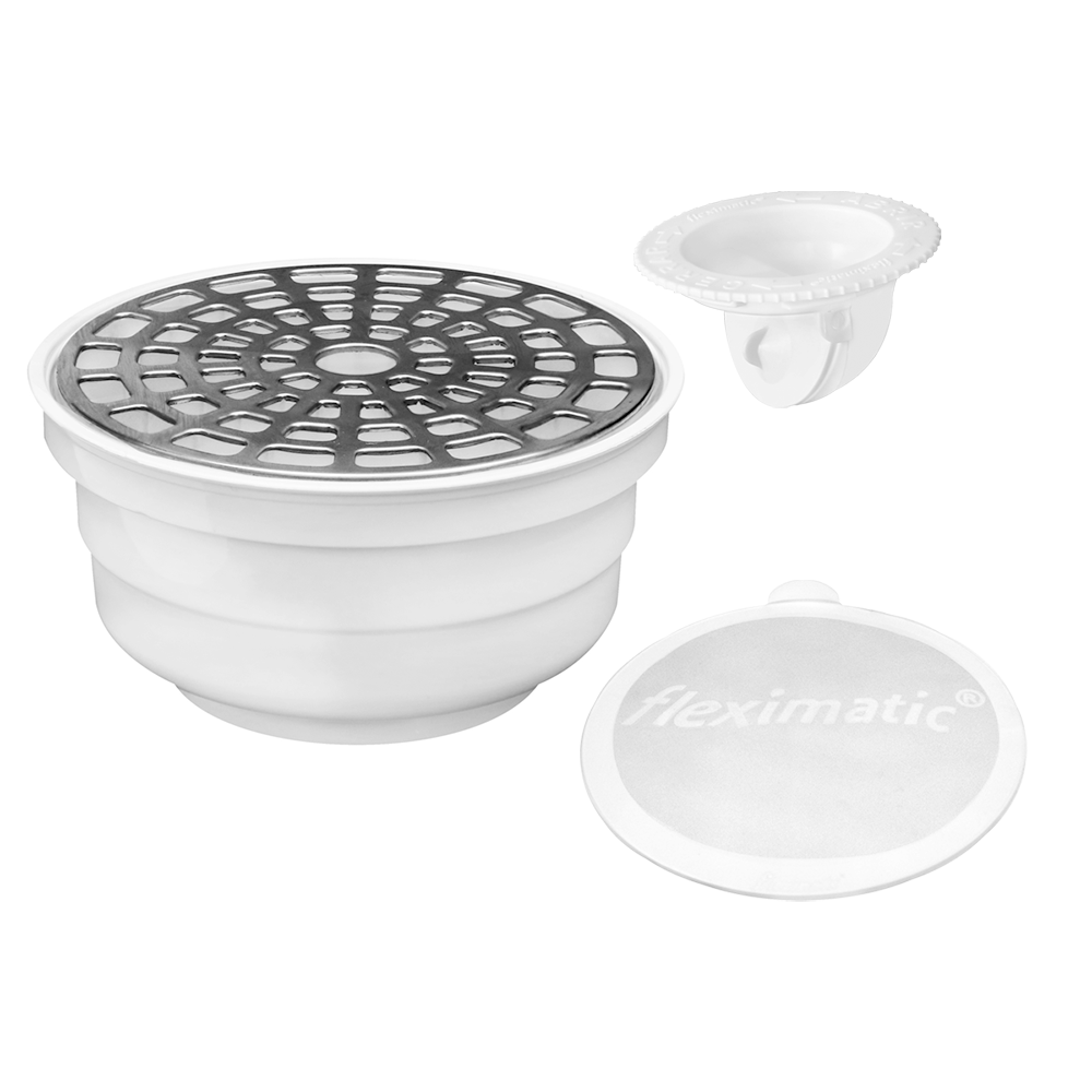 Coladera Universal Antiolores con Tapa Higiénica FLEXIMATIC 2254 — modelo 2254 — detalle 2