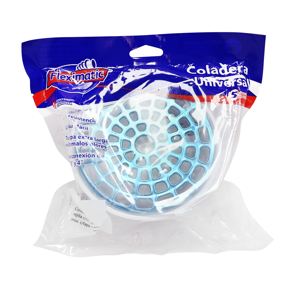 Coladera Universal Antiolores con Tapa Higiénica FLEXIMATIC 2254 — modelo 2254 — detalle 3