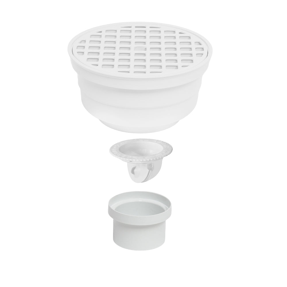 Coladera universal antiolores con rejilla blanca FLEXIMATIC 2259B — modelo 2259B — detalle 1