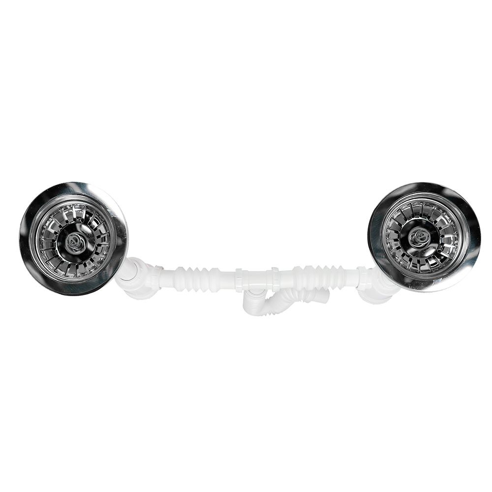 Desagüe doble bote, contracanastas combinadas, extensión de 55 cm FLEXIMATIC 2337 — modelo 2337 — detalle 2