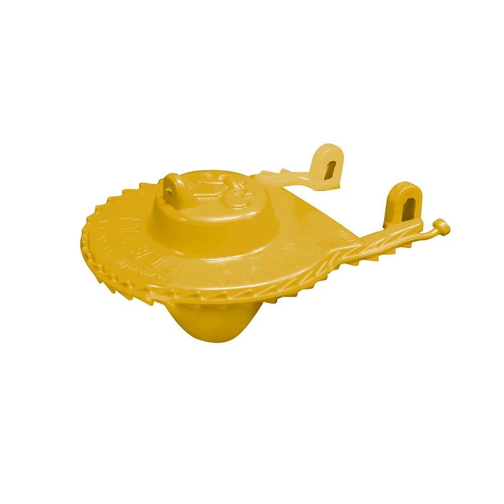 Sapo Flap color amarillo, para descargas de 2" FLEXIMATIC 2463 — modelo 2463